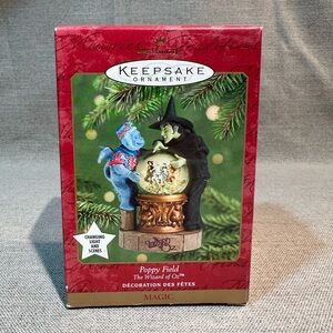 Wizard of Oz Hallmark Christmas Ornament- Poppy Field